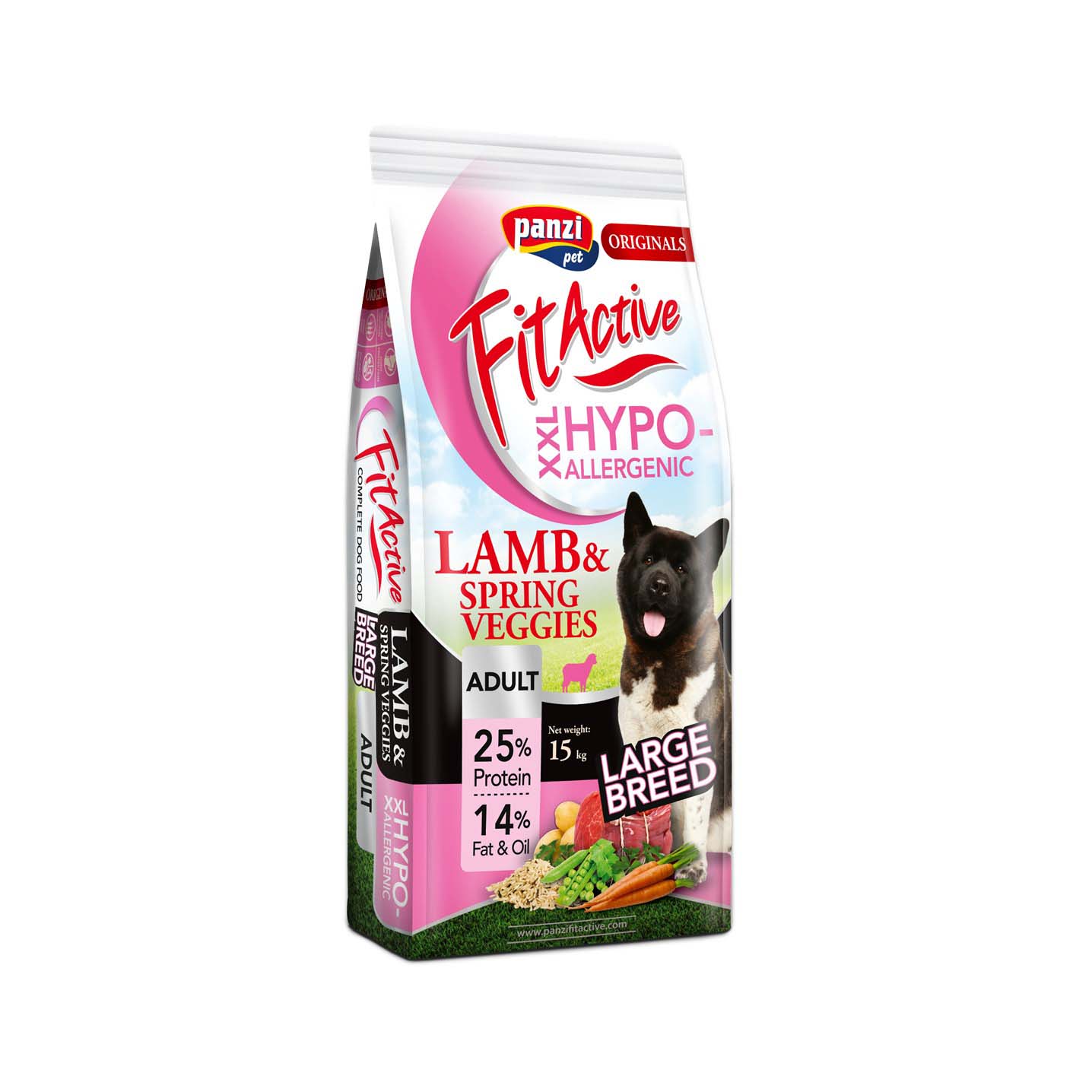 FitActive ORIGINALS Adult XXL Hypoallergenic Lamb&Spring Veggies (15 kg)