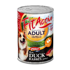 FitActive ADULT DOG Duck&Rabbit with Apple 415g