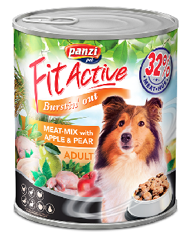 FitActive ADULT DOG meat-mix with fruit cocktail