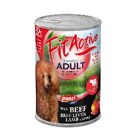 FitActive ADULT DOG Beef&Beef liver&Lamb with apple 1240g
